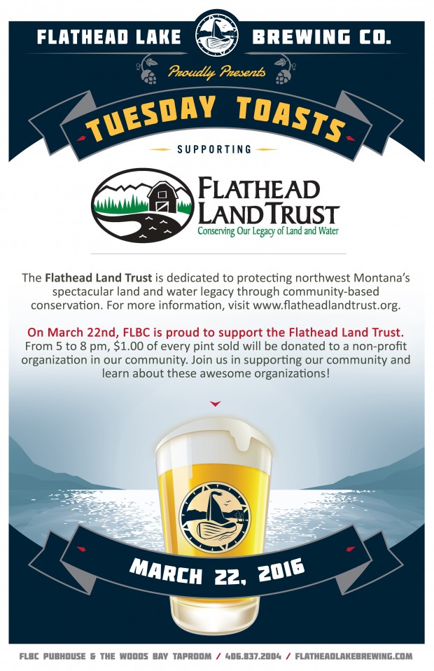 Tuesday Toasts at Flathead Lake Brewing Co.